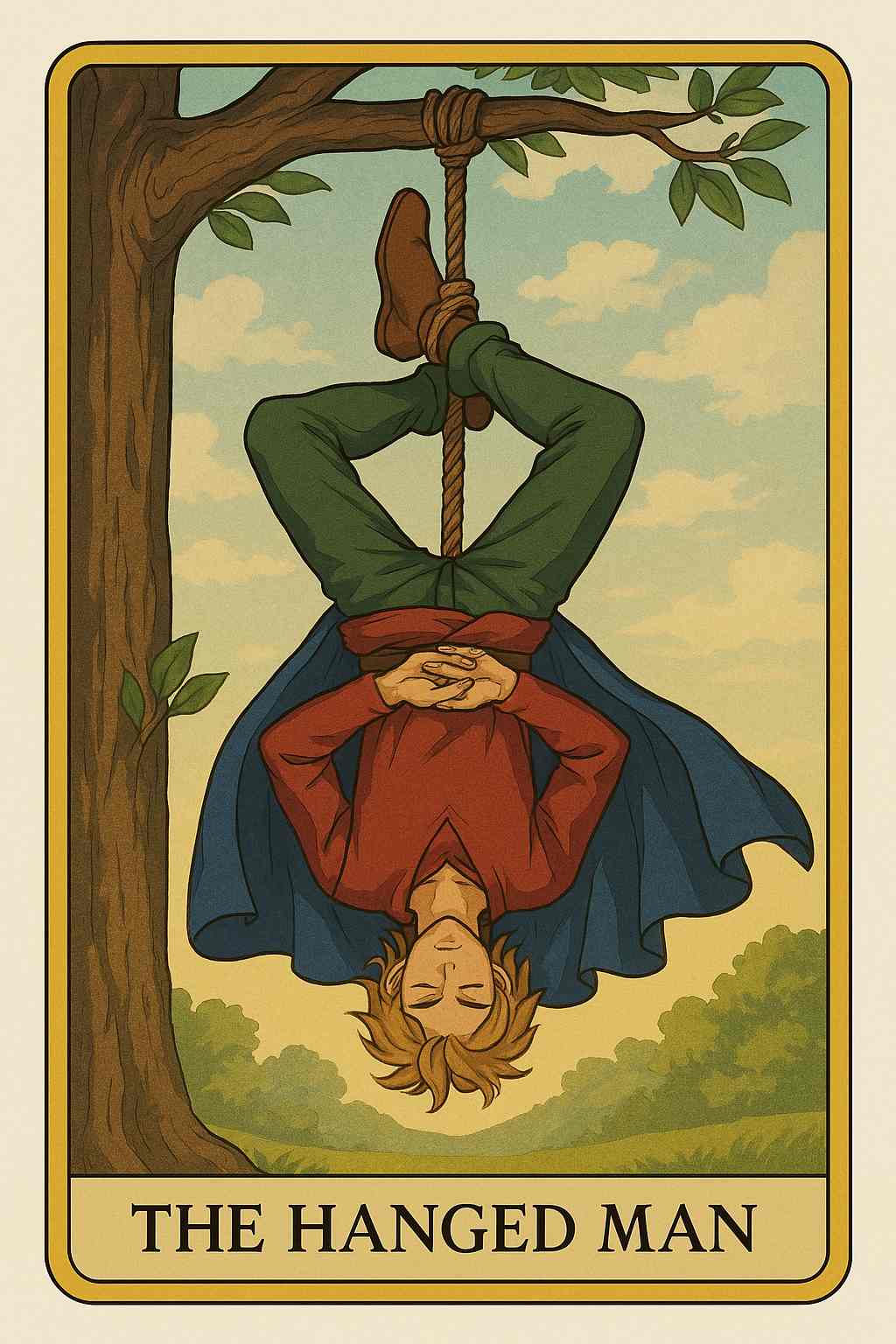 The Hanged Man tarot card
