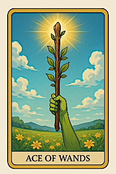 Ace of Wands tarot card