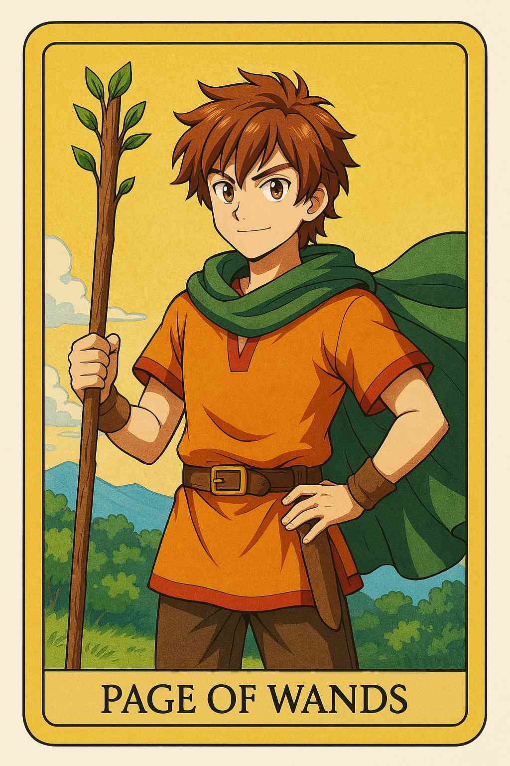 Page of Wands tarot card
