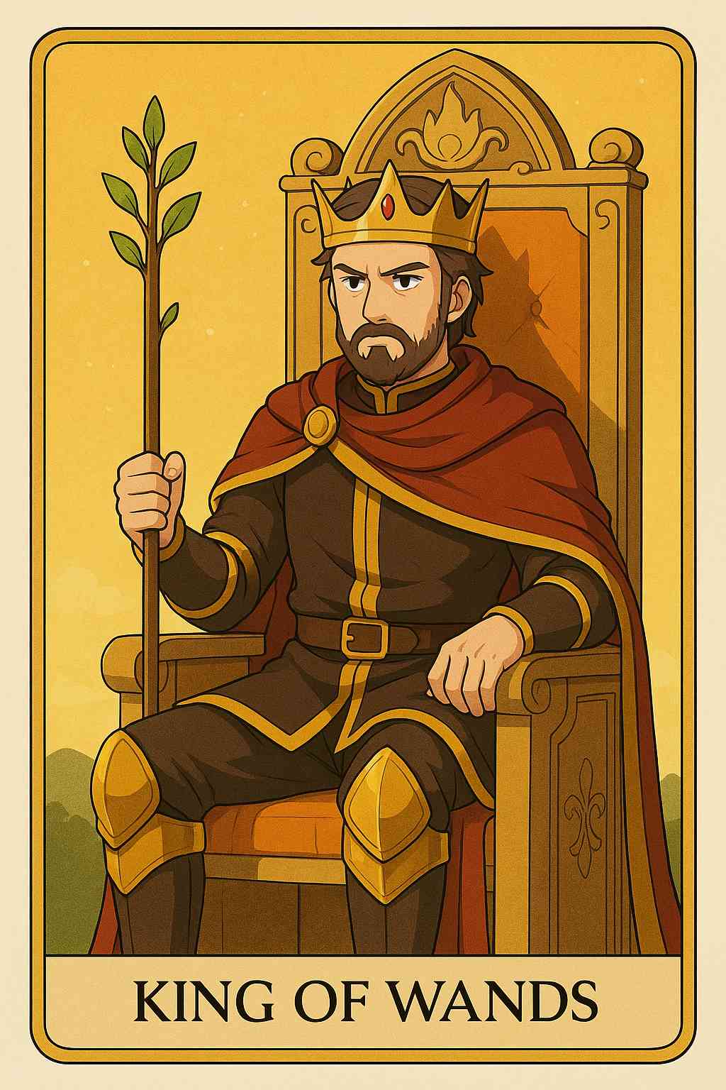 King of Wands tarot card