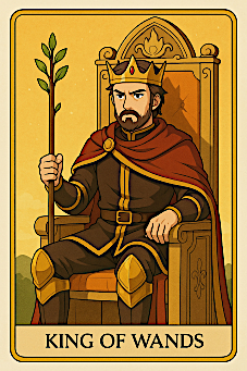 King of Wands tarot card