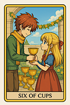 Six of Cups tarot card