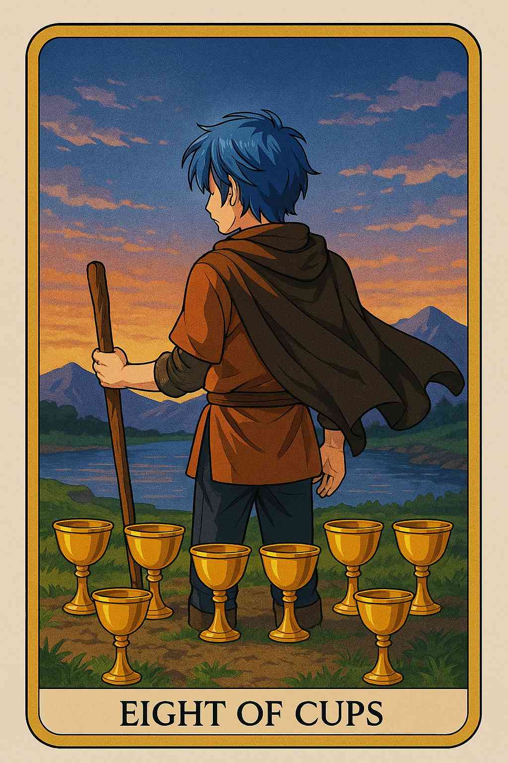 Eight of Cups tarot card