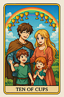 Ten of Cups tarot card