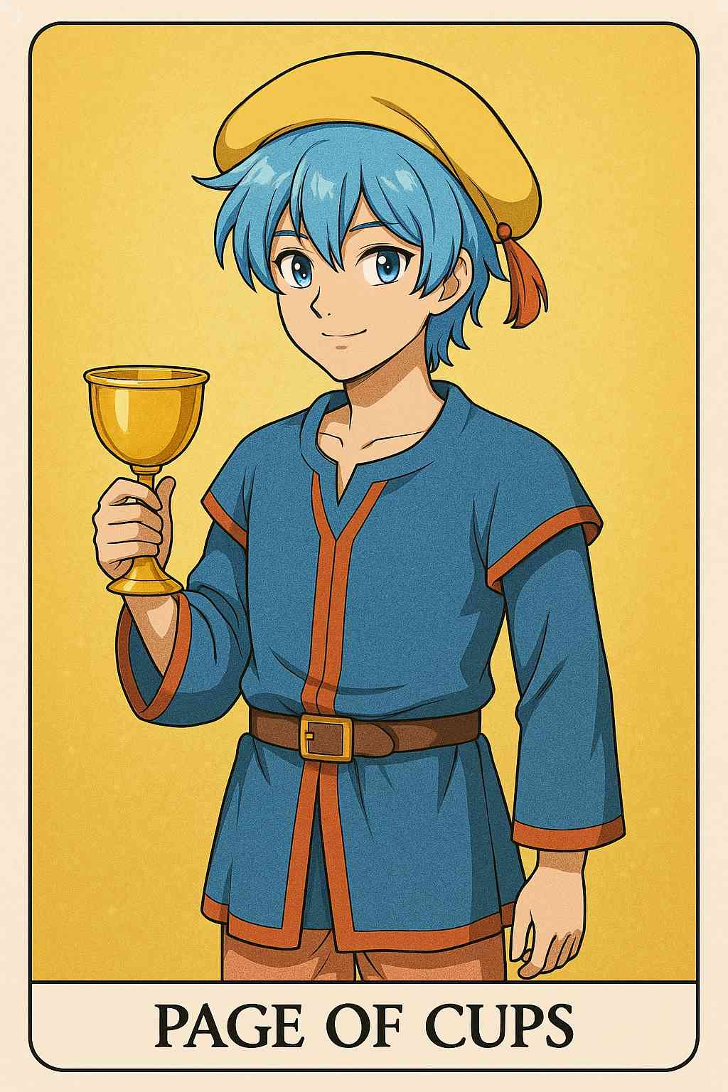Page of Cups tarot card