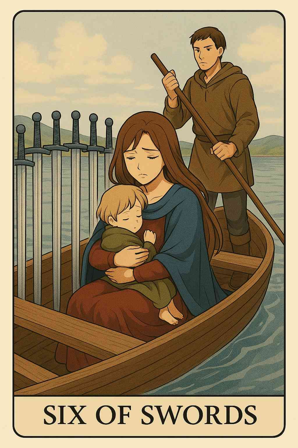 Six of Swords tarot card