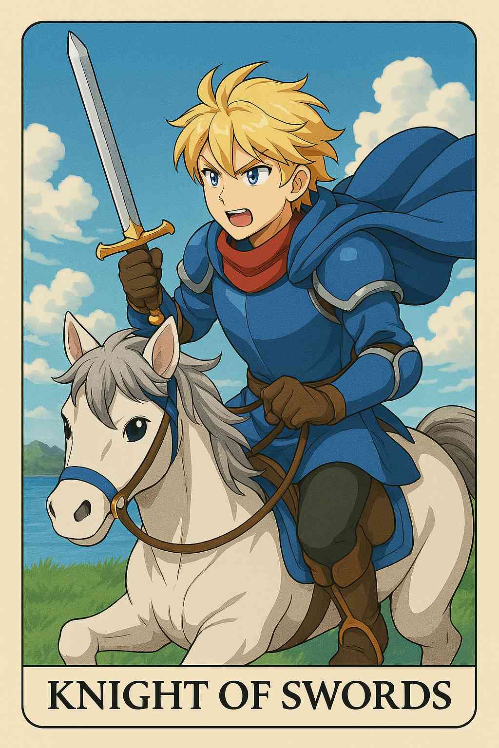 Knight of Swords tarot card